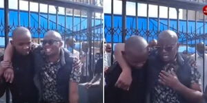 Police officer breaks down after brother allegedly shot by police officers