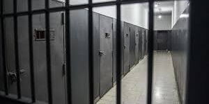 A photo of police cells