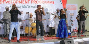 PPMC musicians performing at an event on July 28, 2022.