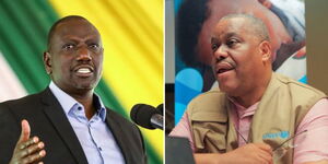 President William Ruto (right) and Haiti PM Garry Conille.