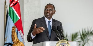 President William Ruto addressing a delegation.