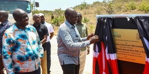 President William Ruto commissiona the Dongo Kundu SEZ project at the Coast