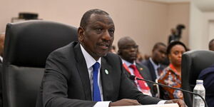 President William Ruto during a conference in Japan on Thursday, August 21.
