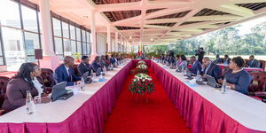 President Ruto meeting with Cabinet Secretaries at State House on March 13, 2024