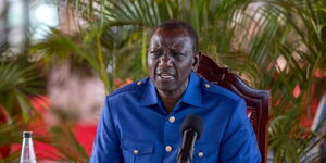 President William Ruto speaks during a meeting with KAPSEA at State House on March 25, 2024.