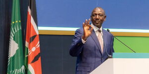 President William Ruto at the Africa Climate Summit 2023
