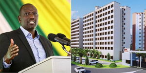 President William Ruto and Affordable Housing Unit Designs