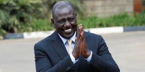 President William Ruto all smiles after Supreme Court upheld his win on September 5, 2022.