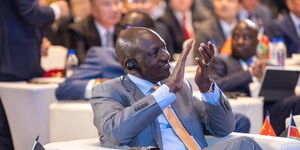 President William Ruto attends Investors' Roundtable in Beijing, China, on Tuesday, October 17.