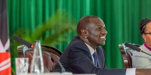 President William Ruto attends the 10th Inter-Governmental Summit at State House on December 18, 2023.