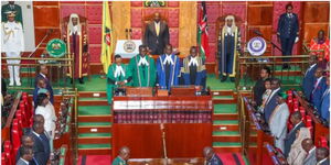 President William Ruto in Parliament on 29 September 2022 