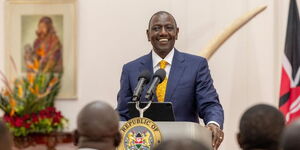 President William Ruto presides over the swearing in of Renson Mulele as the DPP on Monday, September 25, 2023.