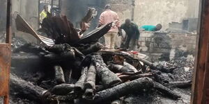 Fire in Kirinyaga County