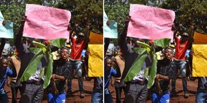 Gatundu North residents protesting over poor roads
