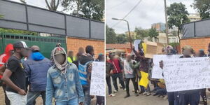 A group of youths invade activist Boniface Mwangi's office on July 20, 2024