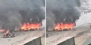 Residents stage demonstrations in Ksarani Estate over the death of a 19-year-old girl.