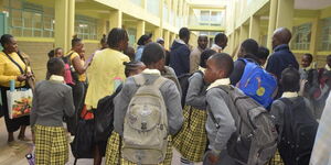 A file image of pupils of Komarock South Primary School 