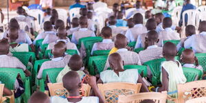 Pupils in a classroom