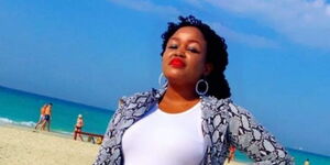 A photo of Purity Muchiri in Abu Dhabi. 
