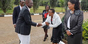 Deputy President William Ruto and his wife Rachel Ruto during a past event