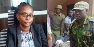 A photo collage of Kilifi County Fisheries and Blue Economy Chief Officer Rahab Karisa who was killed at her one on July 20, 2023.