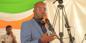 Raila Odinga Junior during a past event on July 2, 2022 in Kisii County.