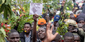 Raila Odinga Procession