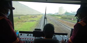 Train drivers operating the new Trains in Nairobi