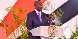 President William Ruto during the launch of the report of the Presidential Working Party on Education Reform at State House, Nairobi on Tuesday, August 1, 2023.