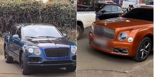 A collage image of Bentley Bentatyga (left) and Bentley Mulsanne (right).