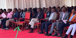 Vacant seat that left for Deputy President Rigathi Gachagua at at AIPCA Central Western Archdiocese in Nyeri County on September 15, 2024.