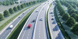 An artistic impression of the complete Rironi-Mau Summit highway which connects Nairobi and Nakuru counties.