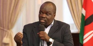 Kileleshwa MCA, Robert Alai addresses the media at a past event 