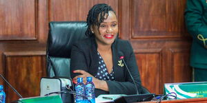 Permanent Secretary (PS) of the State Department for Diaspora Affairs Roseline Njogu during a past event