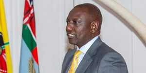 President William Ruto speaking at State House on October 24, 2022.