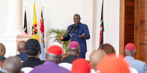 President William Ruto meets leaders of the African Independent Pentecostal Church Africa at State House Nairobi on June 29, 2024 
