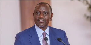 Ruto addressing the nation on July 8