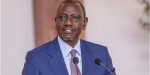 Ruto addressing the nation on July 8