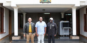 DP William Ruto meeting independent candidate Faisal Bader alongside other Coast MPs.