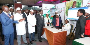 President William Ruto and other government officials during the rebranding of eCitizen on June 30, 2023.