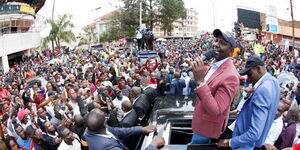 Deputy President William Ruto speaking in Kisii County on September 10, 2020