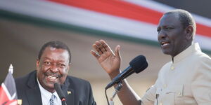President William Ruto with Prime Cabinet Secretary Musalia Mudavadi 