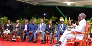 President William Ruto leading a meeting with Muguka stakeholders at State House in Nairobi on May 28,2024