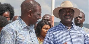DP William Ruto and ODM leaderRaila Odinga