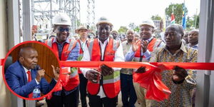 President William Ruto (centre) commissioning the 132kV Lessos –Kabarnet Transmission Line Project, Baringo County on Monday, December 22, 2025