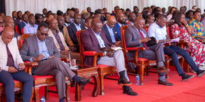 Ruto attends church service at the Gospel Embassy Chapel in Kisii County