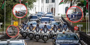 Ruto motorcade