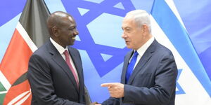President William Ruto meets Israel Prime Minister Benjamin Netanyalu on May 9, 2023