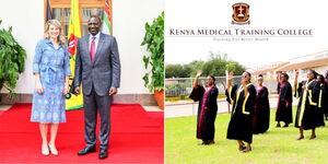 Ruto and KMTC Graduates