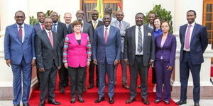 Ruto with IMF Directors 